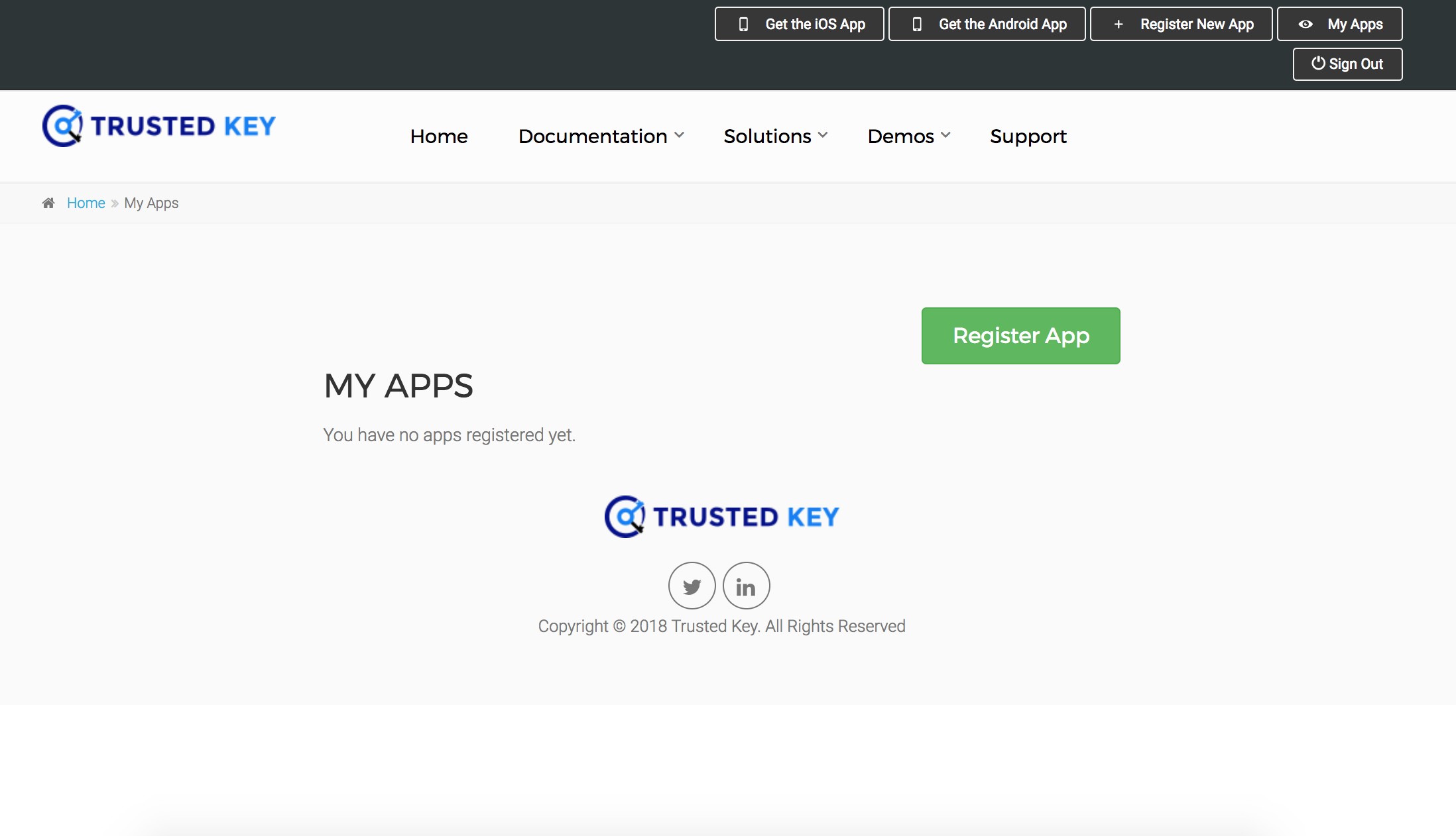 Old portal page